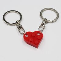 Cute Heart Shape Alloy Unisex Bag Pendant Keychain 1 Piece sku image 9
