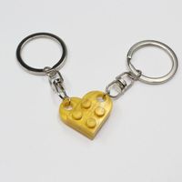 Cute Heart Shape Alloy Unisex Bag Pendant Keychain 1 Piece sku image 10