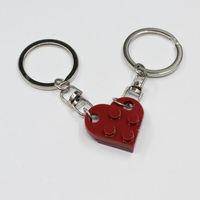 Cute Heart Shape Alloy Unisex Bag Pendant Keychain 1 Piece sku image 13