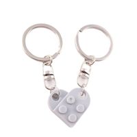 Cute Heart Shape Alloy Unisex Bag Pendant Keychain 1 Piece main image 6