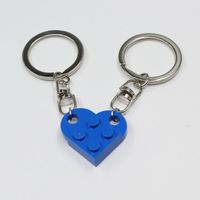 Cute Heart Shape Alloy Unisex Bag Pendant Keychain 1 Piece sku image 4