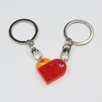 Cute Heart Shape Alloy Unisex Bag Pendant Keychain 1 Piece sku image 22