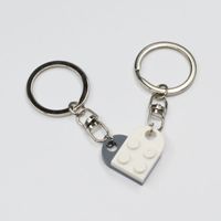 Cute Heart Shape Alloy Unisex Bag Pendant Keychain 1 Piece sku image 26