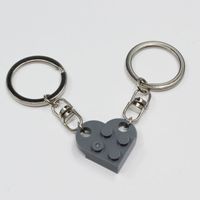 Cute Heart Shape Alloy Unisex Bag Pendant Keychain 1 Piece sku image 7