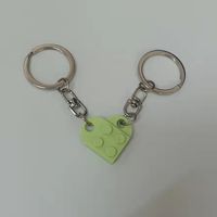 Cute Heart Shape Alloy Unisex Bag Pendant Keychain 1 Piece sku image 28