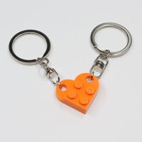 Cute Heart Shape Alloy Unisex Bag Pendant Keychain 1 Piece sku image 12