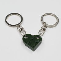 Cute Heart Shape Alloy Unisex Bag Pendant Keychain 1 Piece sku image 16