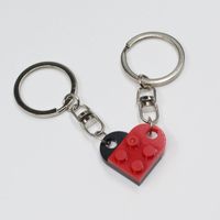 Cute Heart Shape Alloy Unisex Bag Pendant Keychain 1 Piece sku image 19