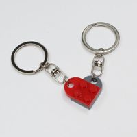 Cute Heart Shape Alloy Unisex Bag Pendant Keychain 1 Piece sku image 23