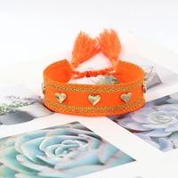 Bohémien Forme De Cœur Polyester Unisexe Bracelets main image 4