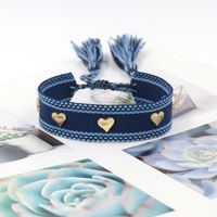 Bohémien Forme De Cœur Polyester Unisexe Bracelets sku image 7