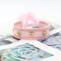 Bohemian Heart Shape Polyester Unisex Bracelets sku image 27