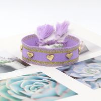 Bohemian Heart Shape Polyester Unisex Bracelets sku image 25