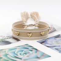 1 Piece Bohemian Tassel Heart Shape Polyester Unisex Bracelets main image 1