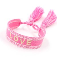 Simple Style Letter Polyester Unisex Bracelets 1 Piece sku image 5