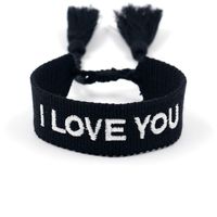 Simple Style Letter Polyester Unisex Bracelets 1 Piece main image 5