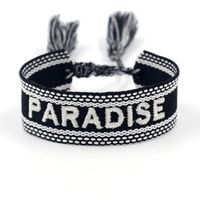 Simple Style Letter Polyester Unisex Bracelets 1 Piece sku image 19