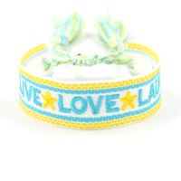 Simple Style Letter Polyester Unisex Bracelets 1 Piece sku image 20