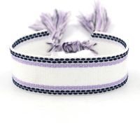 1 Piece Ethnic Style Stripe Plaid Polyester Embroidery Tassel Unisex Bracelets sku image 37