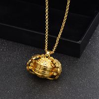 Retro Round Wings Alloy Plating Women's Pendant Necklace 1 Piece sku image 2