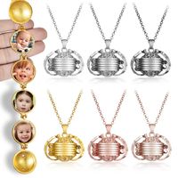 Retro Round Wings Alloy Plating Women's Pendant Necklace 1 Piece main image 2