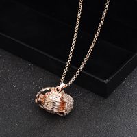Retro Round Wings Alloy Plating Women's Pendant Necklace 1 Piece sku image 4