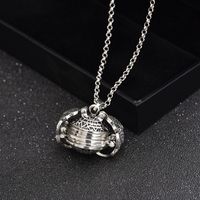 Retro Round Wings Alloy Plating Women's Pendant Necklace 1 Piece sku image 5