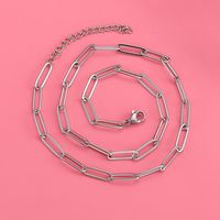 Simple Style Geometric Stainless Steel Plating Necklace 1 Piece main image 4
