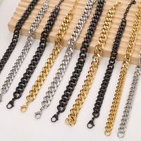 Punk Geometric Stainless Steel Plating Bracelets 1 Piece main image 5
