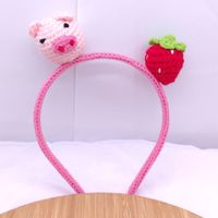 Süß Kaninchen Herzform Frosch Garn Haarband 1 Stück sku image 34