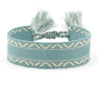 1 Piece Ethnic Style Stripe Plaid Polyester Embroidery Tassel Unisex Bracelets sku image 8
