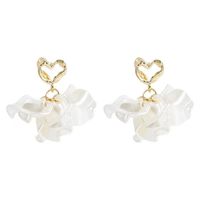 Style Simple Fleur Arylique Femmes Boucles D'oreilles 1 Paire main image 5