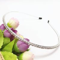 Simple Style Geometric Alloy Plating Rhinestones Hair Band 1 Piece main image 6