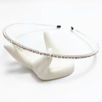 Simple Style Geometric Alloy Plating Rhinestones Hair Band 1 Piece main image 3