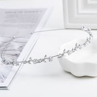 Simple Style Geometric Metal Inlay Artificial Rhinestones Artificial Pearls Hair Band main image 4