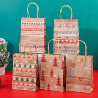 Christmas Fashion Christmas Tree Snowflake Kraft Paper Festival Gift Wrapping Supplies 1 Piece main image 1