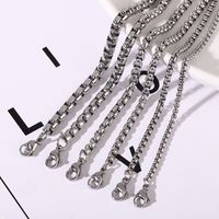 Simple Style Geometric Stainless Steel Plating Necklace 1 Piece main image 5