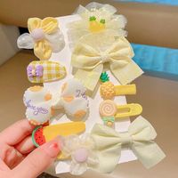 Cute Flower Acrylic Handmade Kid's Hair Clip 1 Set sku image 71