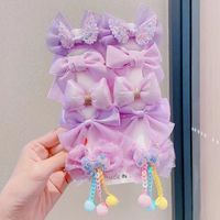 Cute Flower Acrylic Handmade Kid's Hair Clip 1 Set sku image 77