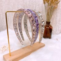 Fashion Geometric Resin Rhinestone Handmade Hair Band 1 Piece main image 3