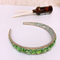 Fashion Geometric Resin Rhinestone Handmade Hair Band 1 Piece sku image 6