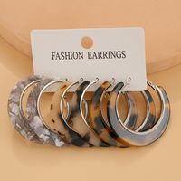 Fashion Geometric Arylic Stoving Varnish Women's Earrings 1 Set sku image 5