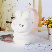 New Korean Style Plush Children's Earmuffs Warm-keeping Earmuffs Women's Winter Cute Creative Rabbit Ear Warmer Earmuff sku image 2