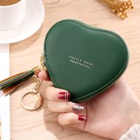 Women's Solid Color Pu Leather Zipper Coin Purses main image 4