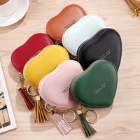 Women's Solid Color Pu Leather Zipper Coin Purses main image 6