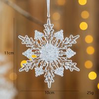 Christmas Christmas Snowflake Pvc Party Hanging Ornaments 1 Piece sku image 4