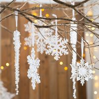 Christmas Christmas Snowflake Pvc Party Hanging Ornaments 1 Piece main image 4