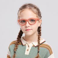 Style Simple Couleur Unie Ca Miroir De Forme Spéciale Plein Cadre Optique Lunettes main image 3