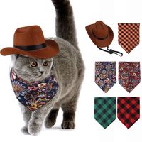 Casual Nonwoven Solid Color Pet Hat 1 Piece main image 1