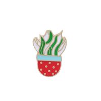 Simple Style Cactus Alloy Enamel Metal Unisex Brooches sku image 9